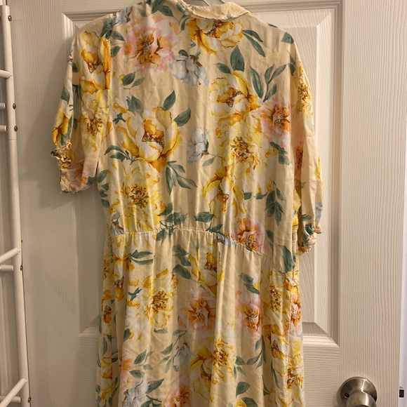 Wrap High Low Riffle Dress - Picture 6 of 6